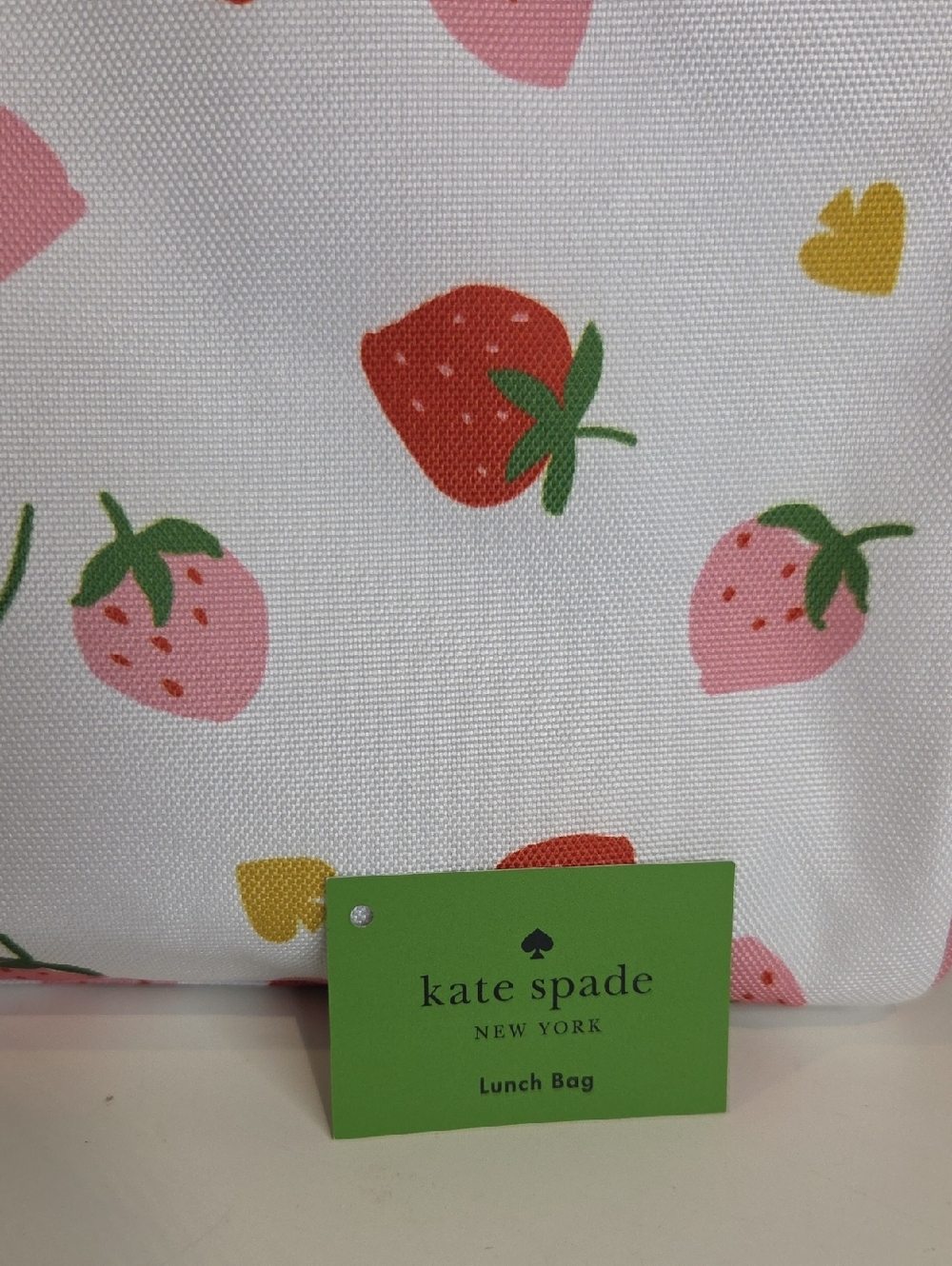 SOLD****Kate Spade Strawberry Insulated Lunch Tote - Picture 5 of 5